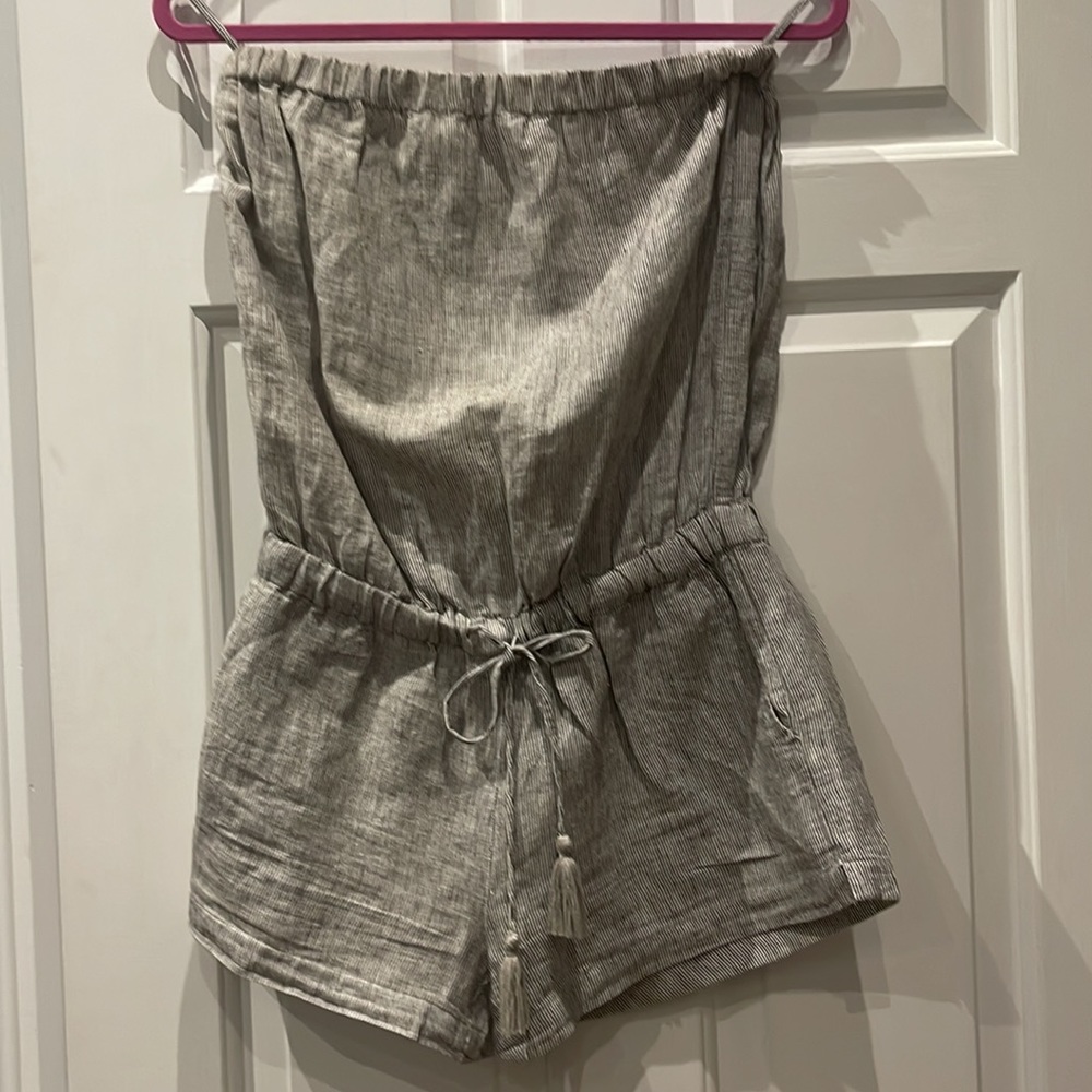 Soft Joie 100% Linen Stapless Romper